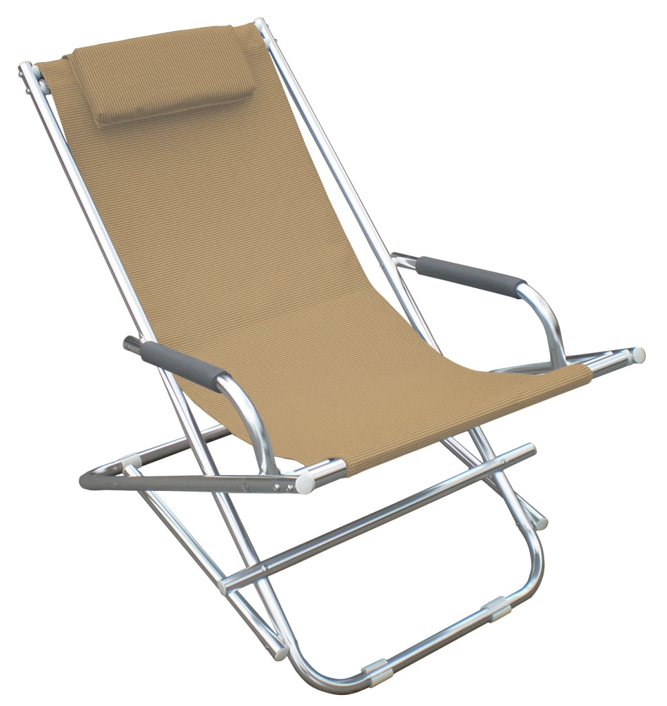 SEDIA SDRAIO PLAYA IN ALLUMINIO TORTORA- 2,0 pz