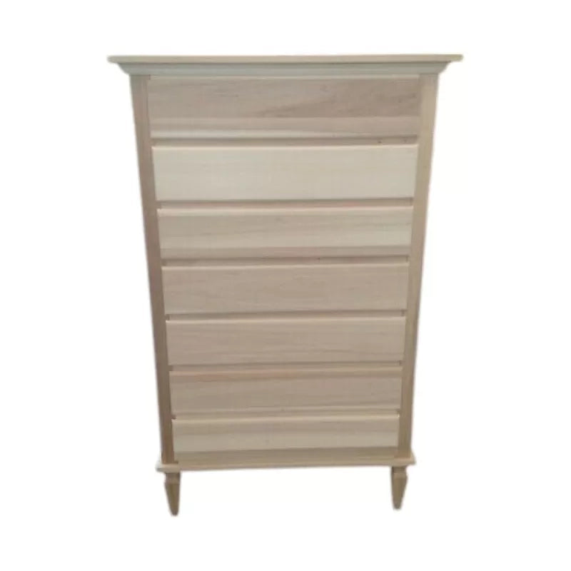 Cassettiera in legno 7 cassetti grezzo l.85 p.47 h.138 (1921) - Mobili 2G