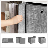 Set organizer multifunzionale grigio VALORA per armadio e cassetti x6