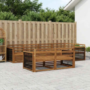 Set di divani da esterno 7 pz Naturale 3383472