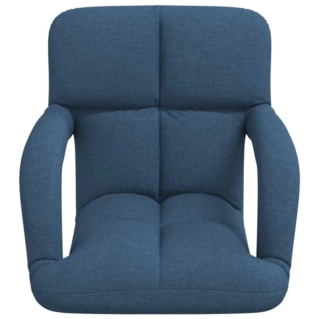 Sedia a pavimento regolabile Blu 58 x 62 x 58 cm Tessuto 42028131