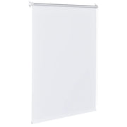 Tenda a rullo senza foratura regolabile in continuo striscia in tessuto di poliestere 45 x 150 cm bianco 03_0006072