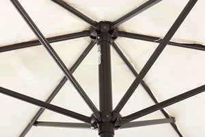 OMBRELLONE GARDEN WOOD D3M ECRU'  PALO CENT MANOVELLA