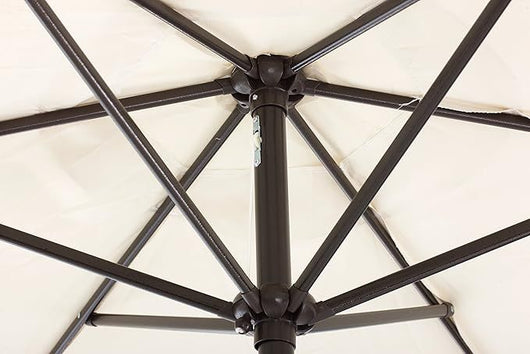 OMBRELLONE GARDEN WOOD D3M ECRU'  PALO CENT MANOVELLA