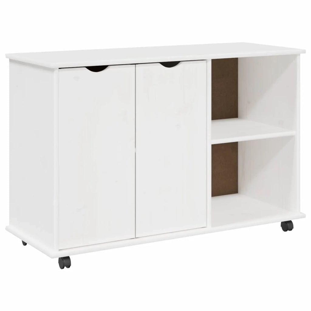 Mobile con Ruote con ruota Bianco 100 x 39 x 65,5 cm 42028385