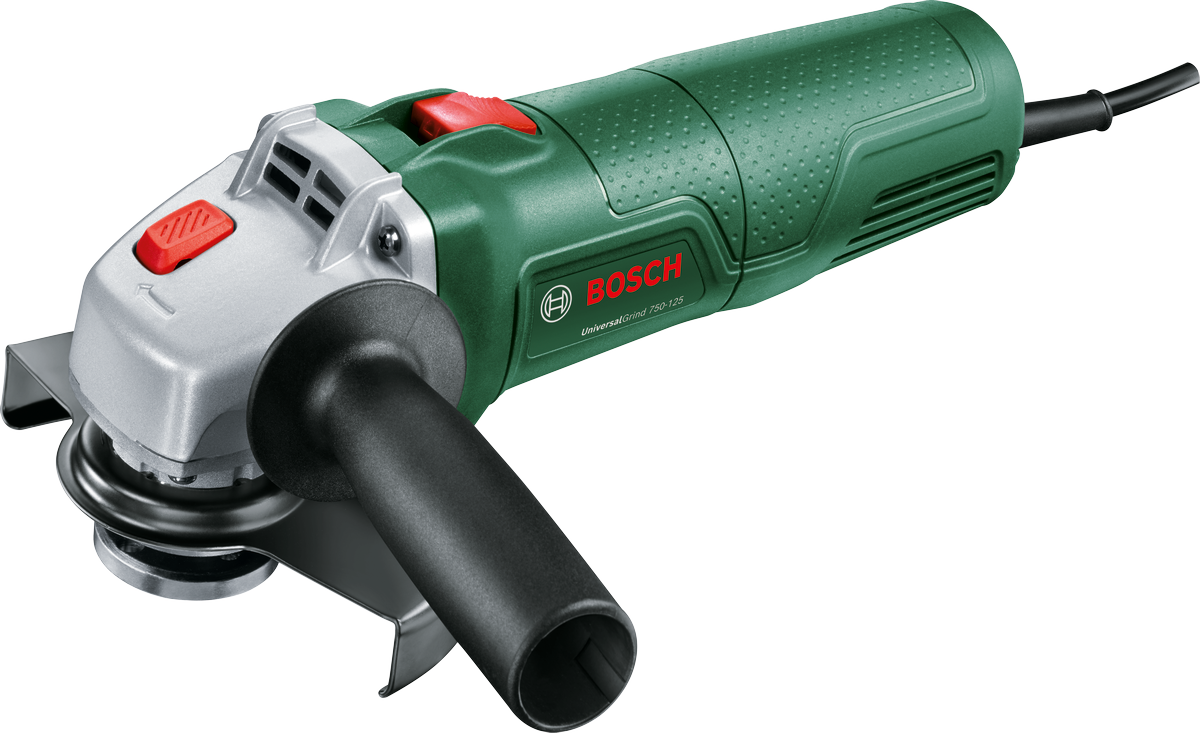 Bosch UniversalGrind 750-115 – Smerigliatrice Angolare 750W Disco 115 mm Compatta per Taglio e Smerigliatura