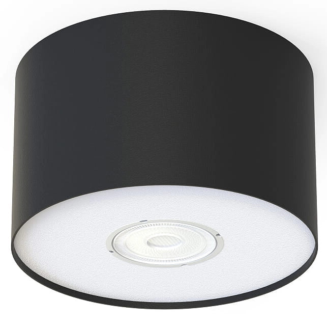 Spot soffitto Nowodvorski Point nero/bianco acciaio GU10