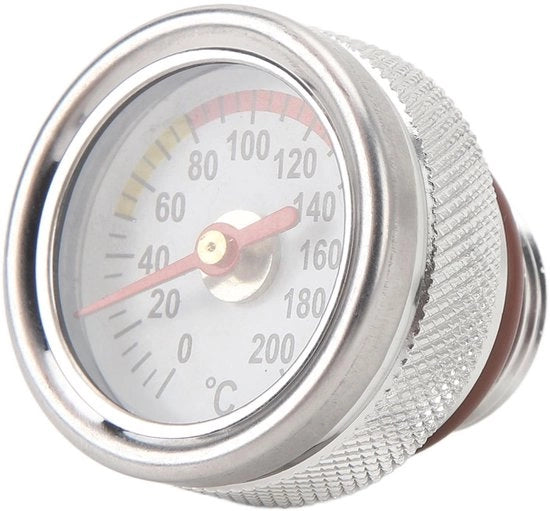 Termometro di Olio per Alta Precisione - Raggio di Misura 0-200 ℃ - Costruzione Fissa - Misura Precisa - Migliorata Esperienza di Guida - Termometro per Motocicletta