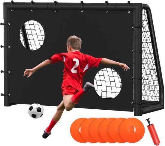 Reti da calcio 180 x 120 x 60 cm ideale per allenamento dei bambini all'aperto