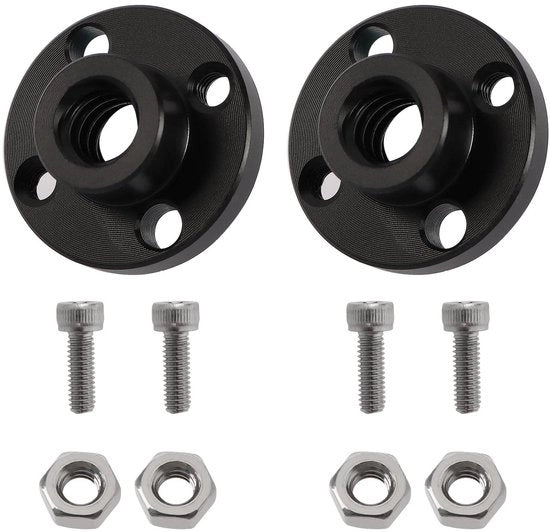 Loodschroef 8 mm - Moeren trapezoidali - Schroeffasi - Materiale POM - Compatibile con Prusa I3 MK2 MK2S MK3 MK3S - Facile da installare - Schroef