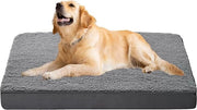 Cuscino per Cani in Memoria di Foam Medio Grigio - Copertura Riscaldabile e Rimovibile - Cuscino Ortopedico - Cuscino Idrorepellente - Cuscino Calmante per Piccoli Cani