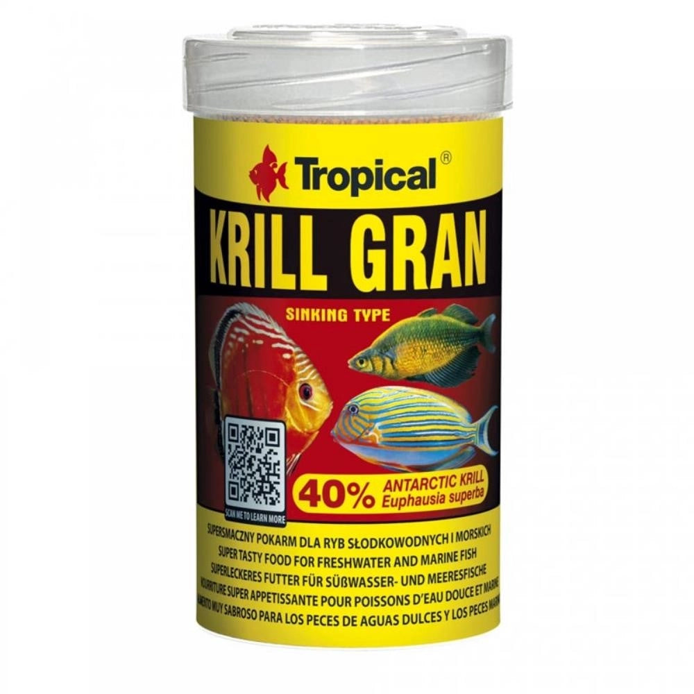 Tropical Krill Gran - mangime in granuli per pesci super-gustoso, per intensificare la colorazione, con krill Formato: 100 ml