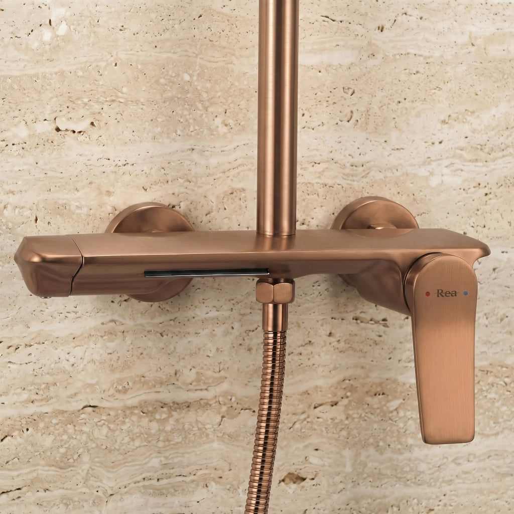 Set Doccia Rea Vision Brush Copper