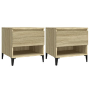 Tavolini 2 pz | Tavolo laterale Rovere Sonoma 50x46x50 cm in Legno Multistrato