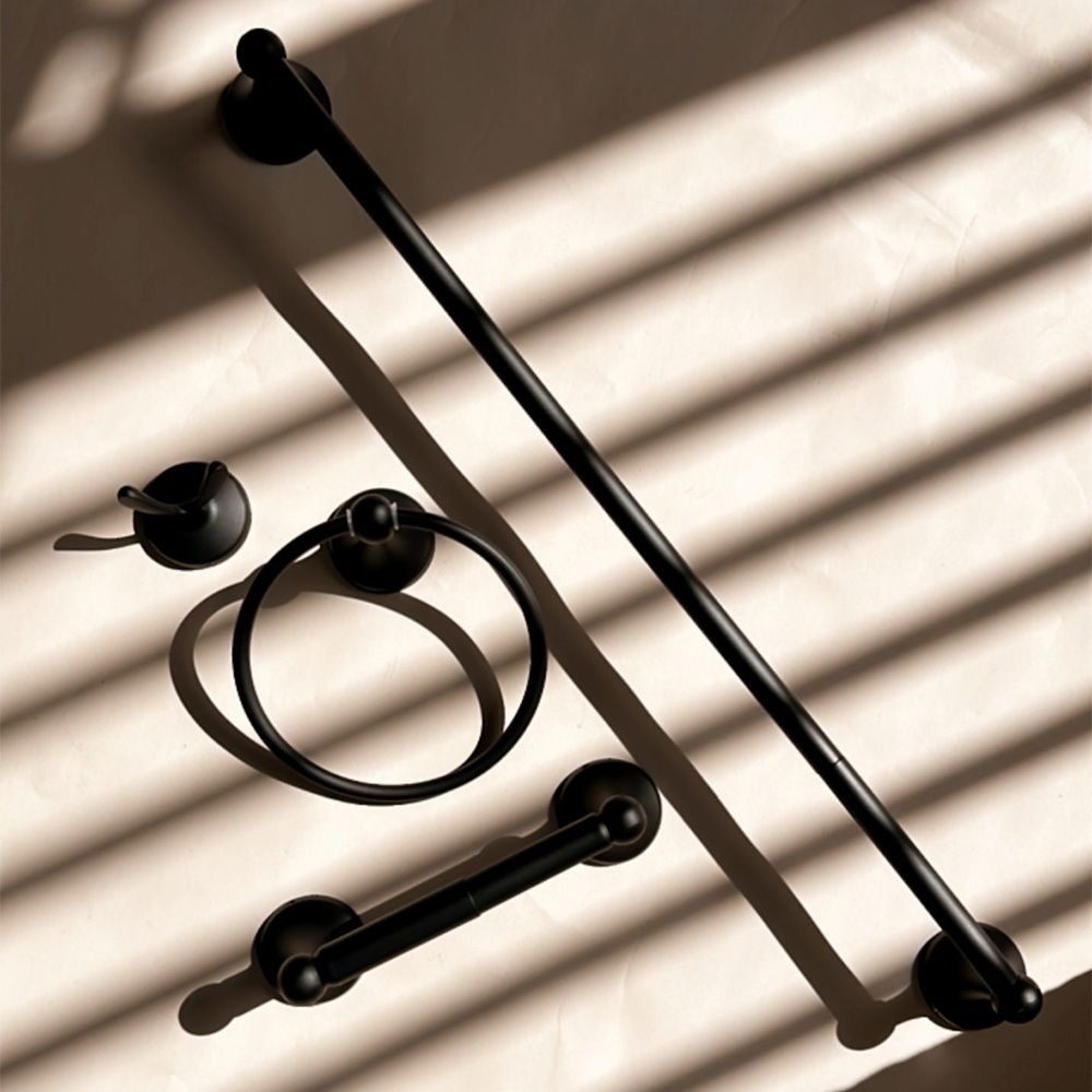 Porta Carta Igienica 332869a Retro Black