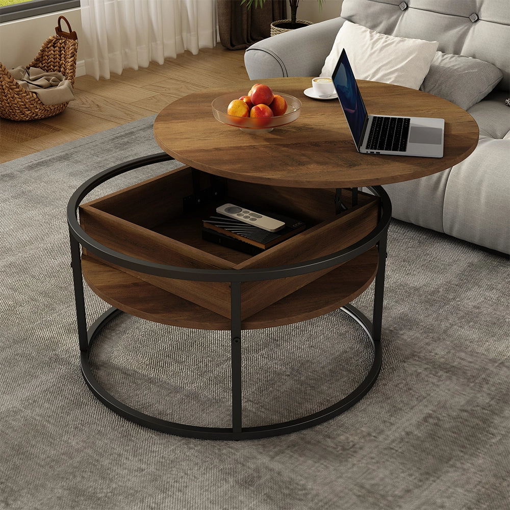 Vicco tavolino soggiorno Legno 77 x 77 cm