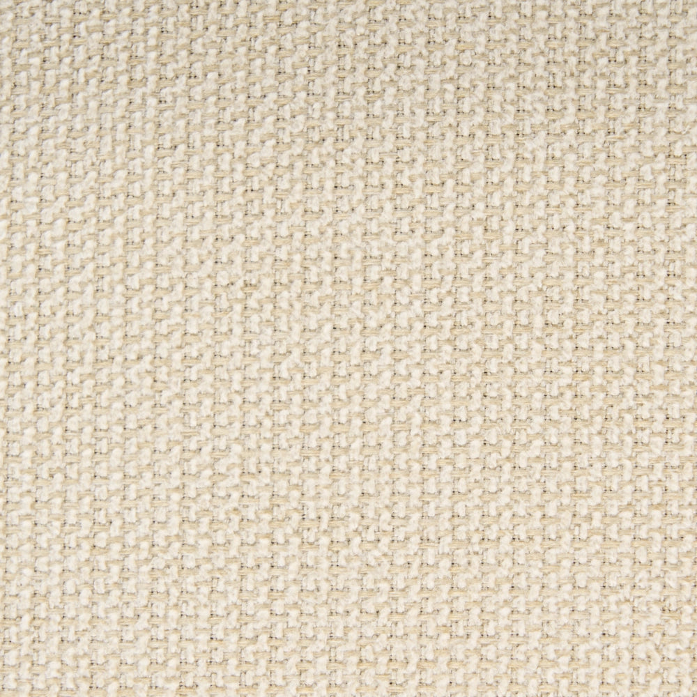 Pouf rettangolare in tessuto beige chiaro, 35 x 35, poggiapiedi decorativo per soggiorno e camera da letto