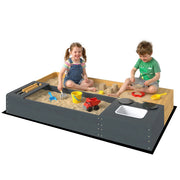 Sandbox 2 Pezzi con Siedibanca e Lavabo Rimovibile ¨C Zephmum ¨C Legno 150x90cm Giallo