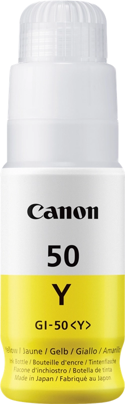 Canon GI-50 Y, Resa elevata, Flacone d'inchiostro, Giallo
