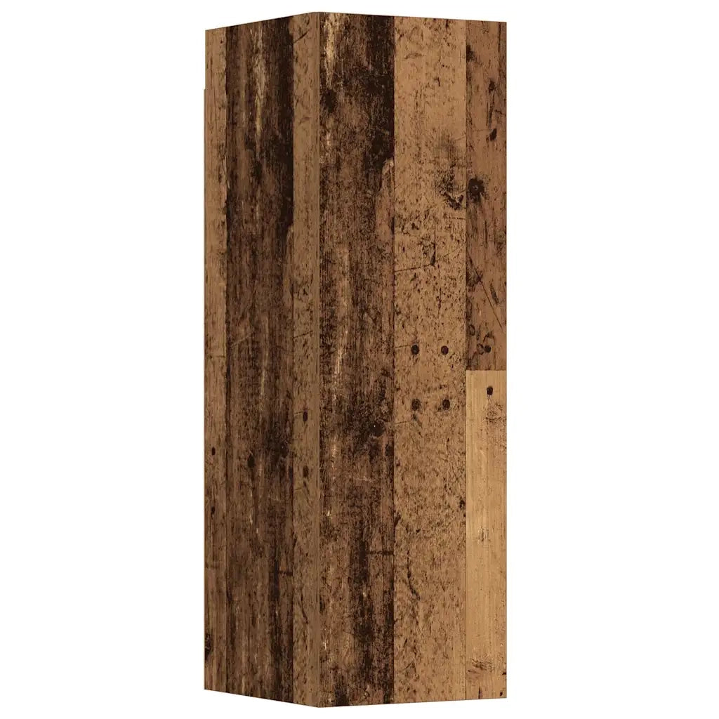 vidaXL Mobili TV a Parete 5 pz Legno Antico in Legno Multistrato