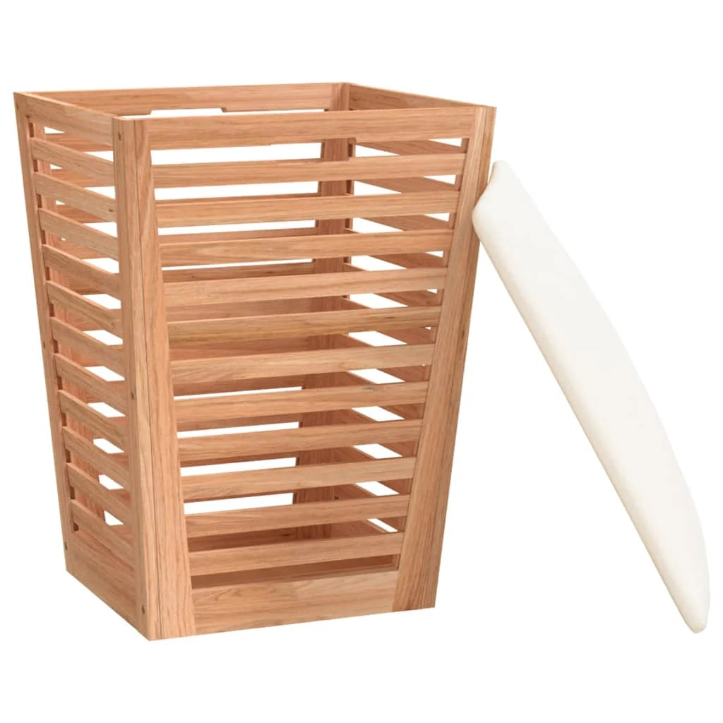 Sgabello da bagno 40,5 x 40,5 x 56 cm in legno massello di noce 02_0006134