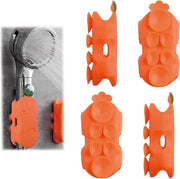 Accessori per doccia universali in silicone - Set di 4 pezzi - Impermeabile - Rimovibile - Con morsetto - Douchekop manuale - Piastra libera - Accessori per doccia