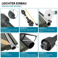 Albero cardanico T4 Giunto 1250-1375mm 460Nm 540rpm Cardano 40kW (55CV) 35mm rotondo 1 3/8" 6 denti