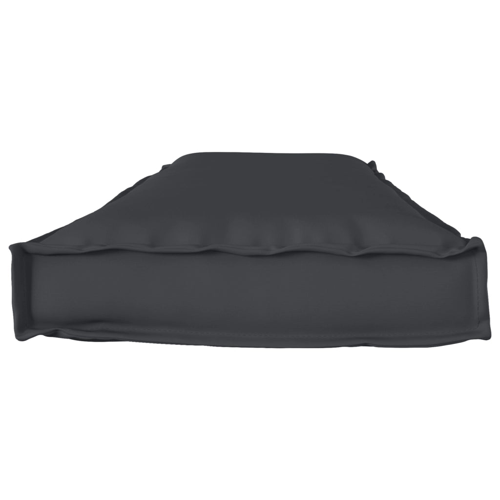 Cuscino per panca Nero 140x40x8 cm in tessuto Oxford