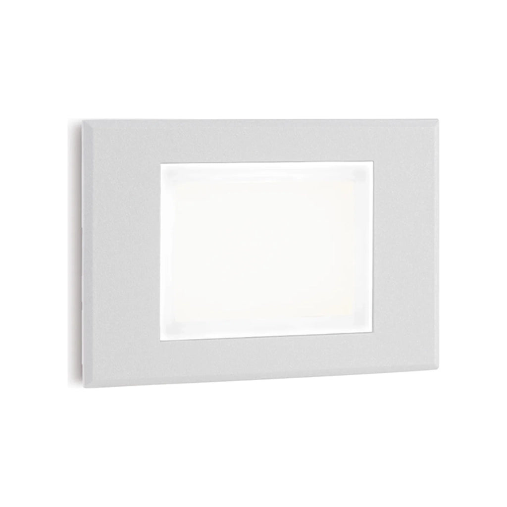 Segnapasso In Alluminio Bianco Led 3 W 300 Lm 3000K Spina