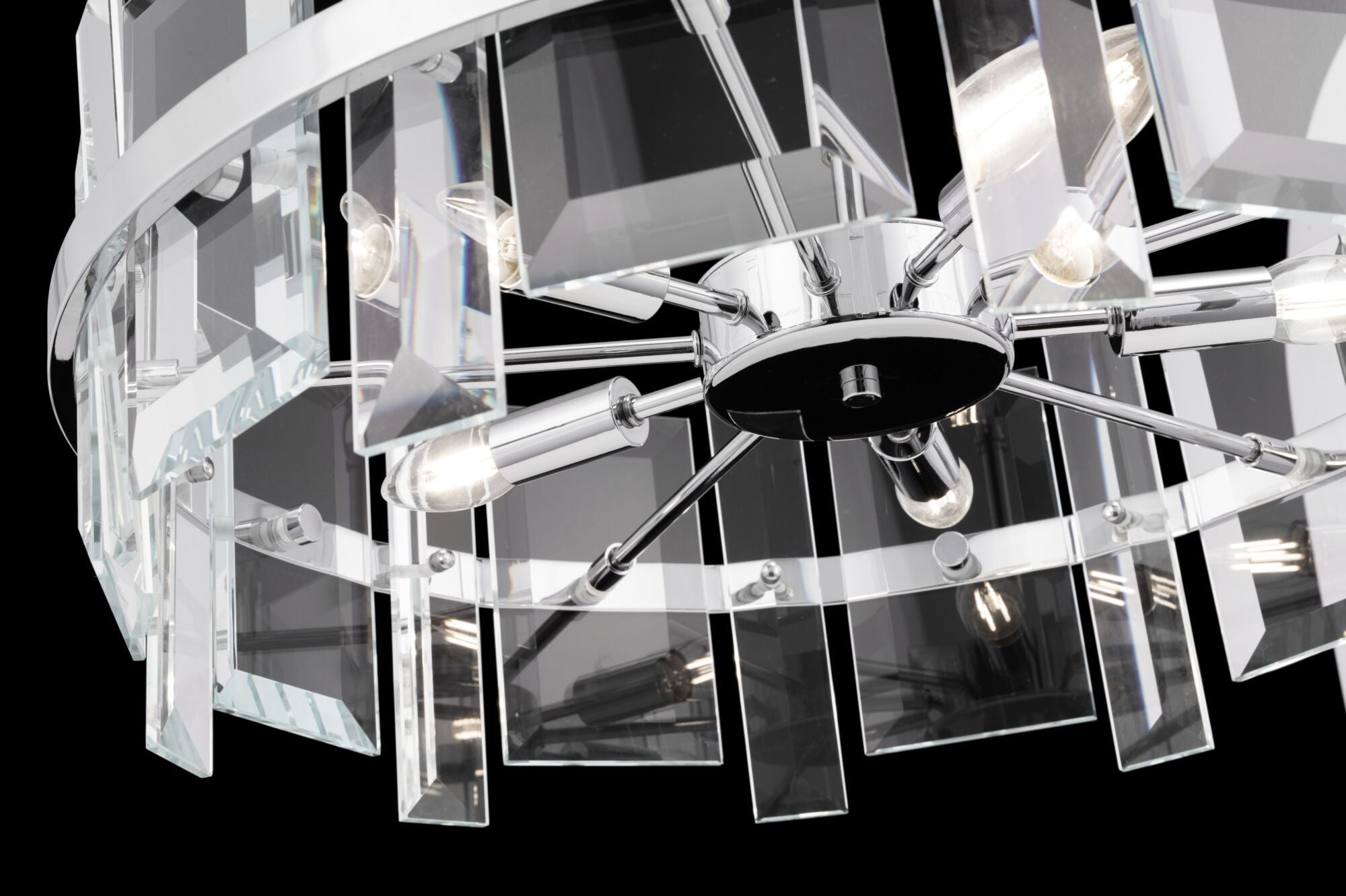 Lampada pendente Modern in Metallo Cerezo Cromo