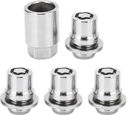 Set di viti di sicurezza antidiefto per ruote - Acciaio resistente - 4 pezzi - Dimensione 12mm x 1,5 - Adatto per anni 2002-2022 - Sicurezza affidabile - Viti per ruote