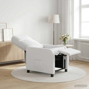 Divano Sedia-Poltrona reclinabile Bianco Tessuto 983864