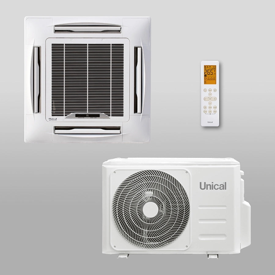 Climatizzatore Condizionatore Unical Cassetta 4 Vie R-32 48000 btu CS10 48H Gas R-32 A++\A+