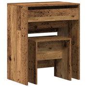 Toeletta | Tavolo da Trucco con cassetto Legno vecchio 60 x 40 x 75 cm