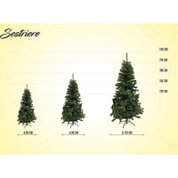 Albero Di Natale Sestriere 150 Cm 360 Rami Pvc
