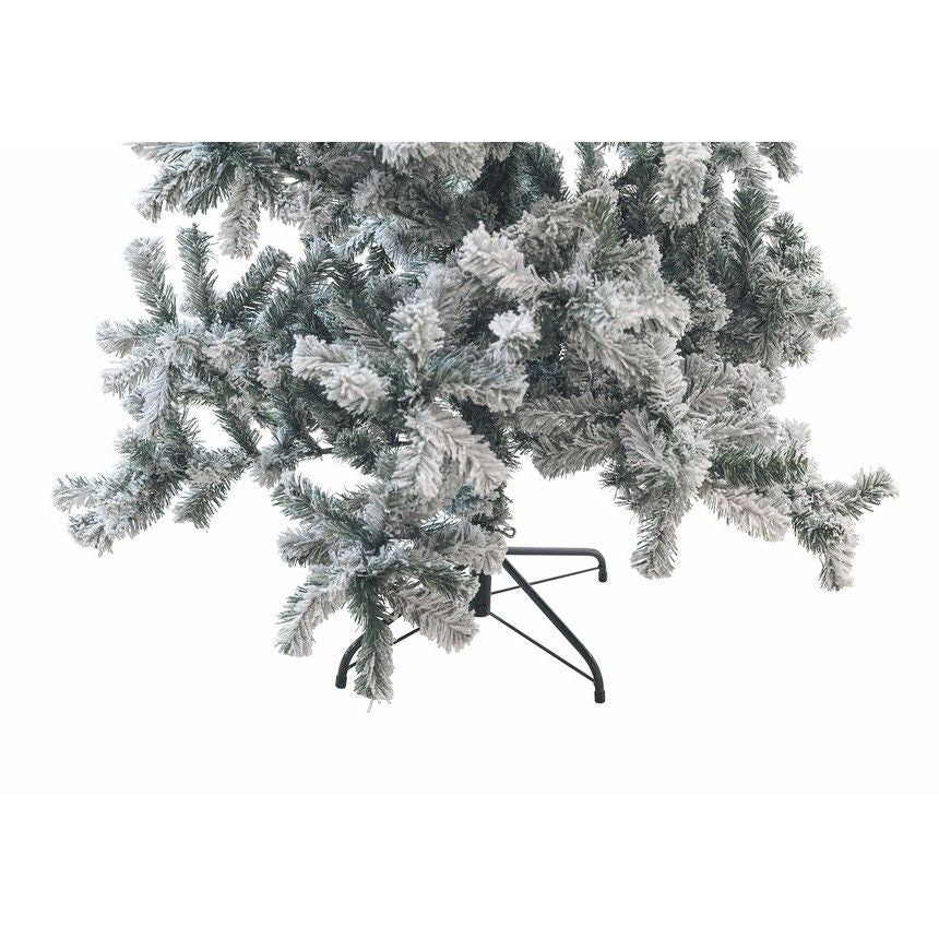 Albero di Natale Sestriere innevato 150 cm 350 rami in pvc