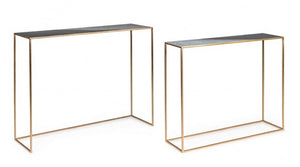 Set 2 Consolle Desur in Metallo