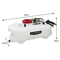 Rimorchio Ribaltabile 295 kg con Irroratore 60L - Giardino e Agricoltura