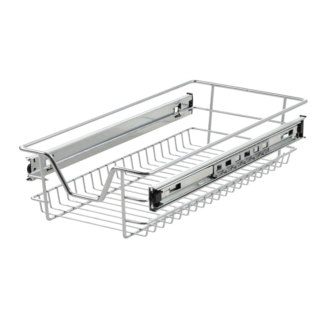 Set di 2 Cassetti Telescopici Estraibili a Rete con Guide in Acciaio 37x44x14 cm [en.casa]