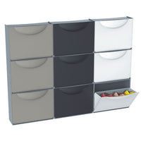 Terry Harmony Box Scarpiera Rattan Bianca 51x19x39 Cm