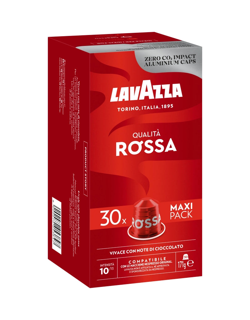 Lavazza Capsule Compatibili Nespresso Qualità Rossa, 30 Capsule