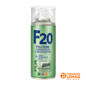 Pulitore igienizzante per CONDIZIONATORI F20 – spray detergente antibatterico