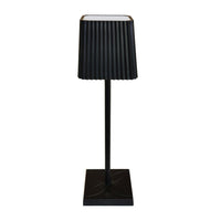 LAMPADA DA TAVOLO A LED NERO SENZA FILO DIMMER LUCE CALDA TOUCH RICARICA USB