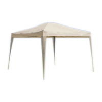 GAZEBO ASTONE 3X3M ESTENSIBILE BEIGE