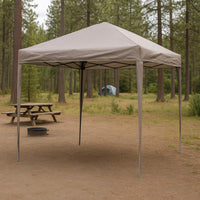 GAZEBO ASTONE 2X2M PIEGHEVOLE BEIGE E BIANCO