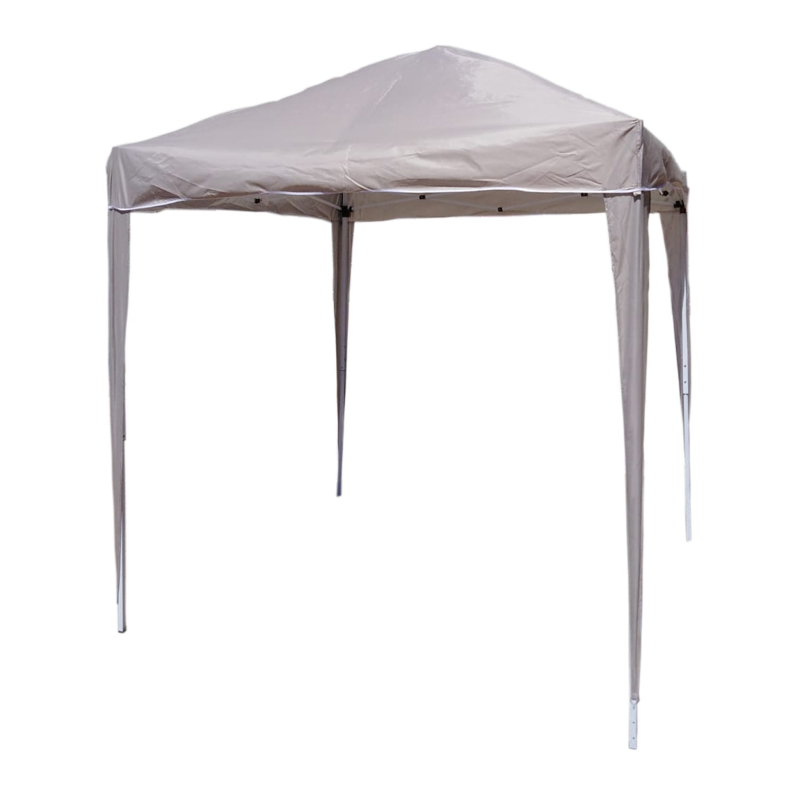 GAZEBO ASTONE 2X2M PIEGHEVOLE BEIGE E BIANCO