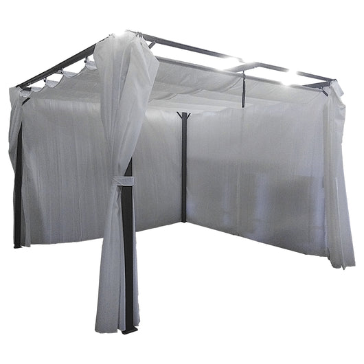 GAZEBO PERGOLA SCORREVOLE PLATONE MT 3X3 STRUTTURA