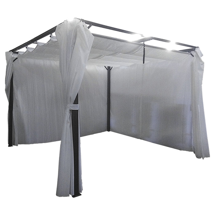 GAZEBO PERGOLA SCORREVOLE PLATONE MT 3X3 STRUTTURA