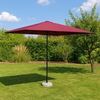 OMBRELLONE MARKET 2X3M AMARANTO CON PALO GRIGIO