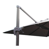 OMBRELLONE ROMA 2,5X3,3M HKAKI E STRUTTURA SCURA